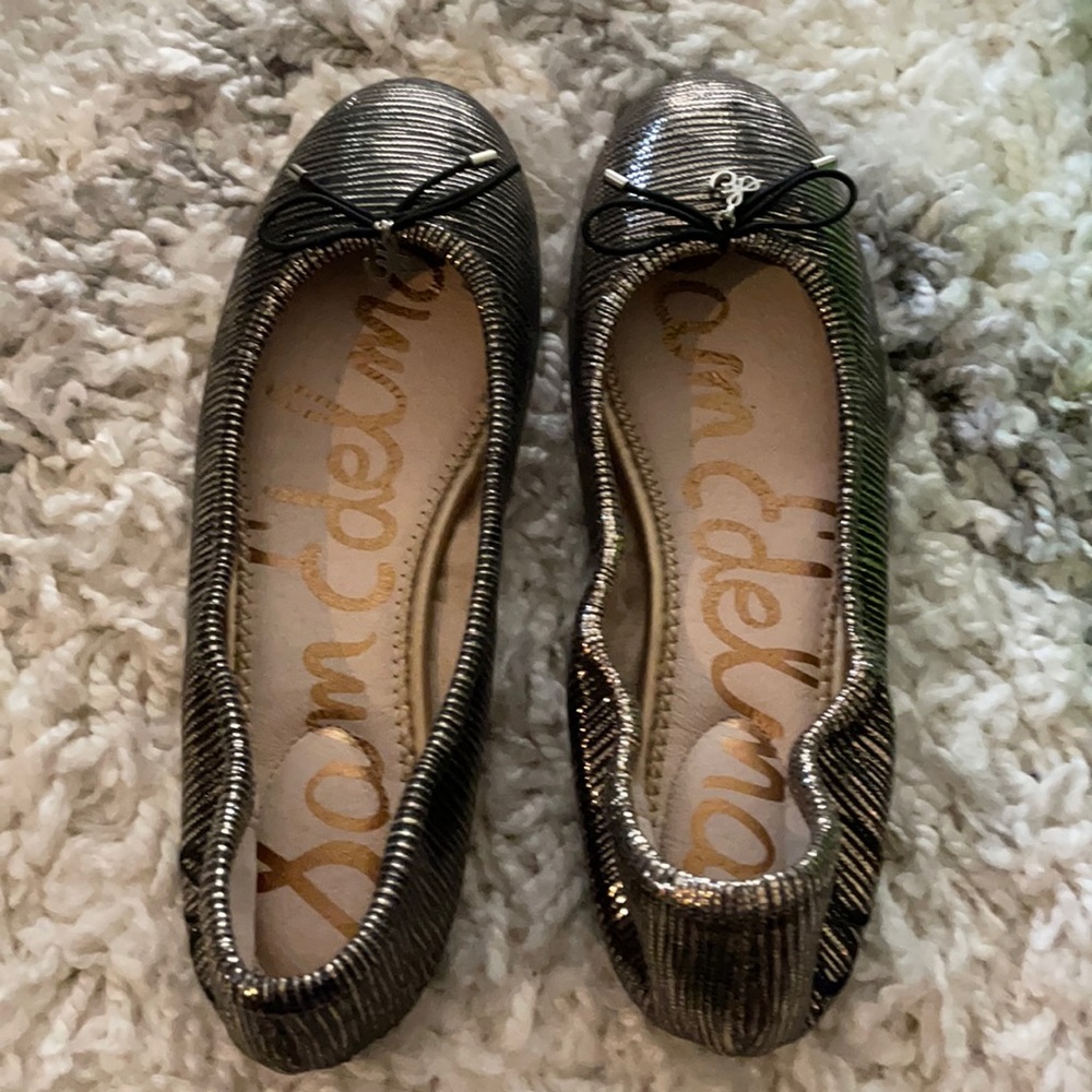 Sam Edelman Felicia gold ballet flats